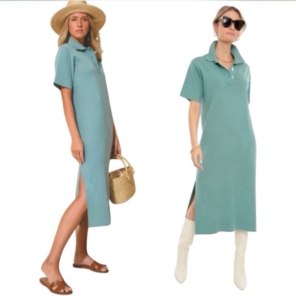 Tuckernuck Teal Midi Dress - Picture 1 of 3